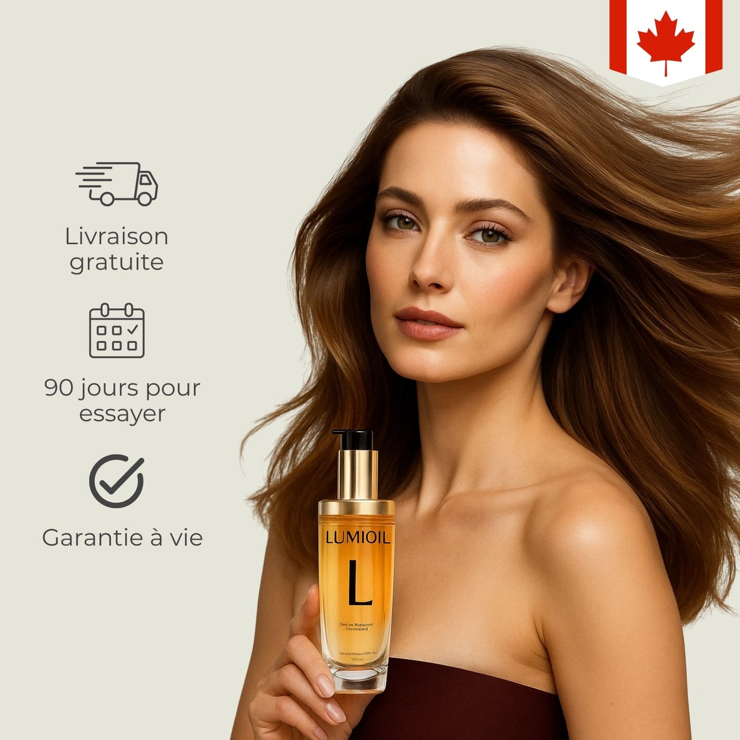 LumiOil – Huile Capillaire Culte et Rechargeable